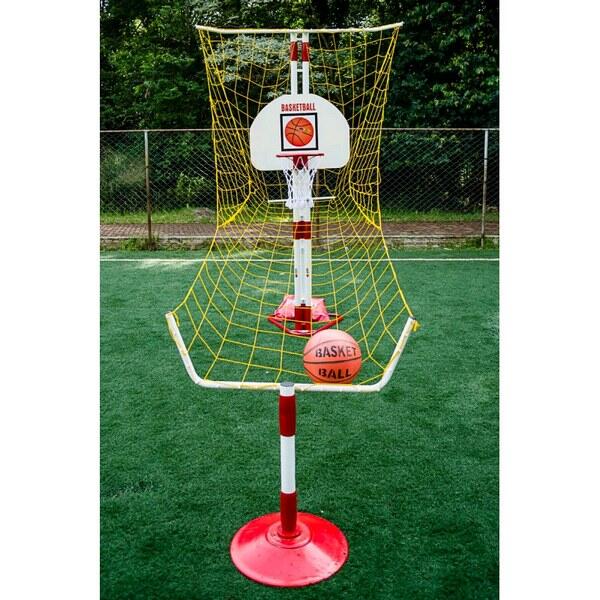 Kit Mini Basket c/ Rede de Retorno Fácil Esporte